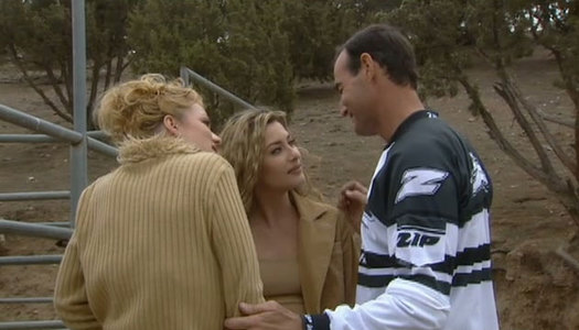 Curly blondie Amythiest Stone desires to have a threesome porn pics