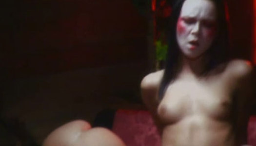 Creepy makeup on Suzie Diamond's face scares the shit out of me porn pics