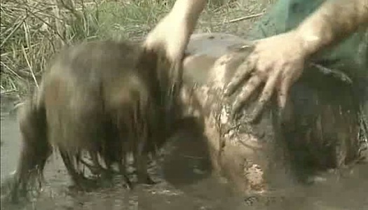 Mature bushbitch Diane gets fucked in dirty water porn pics