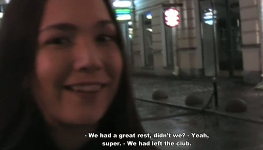 Spoiled black haired nympho sucks the dick of the stranger porn pics