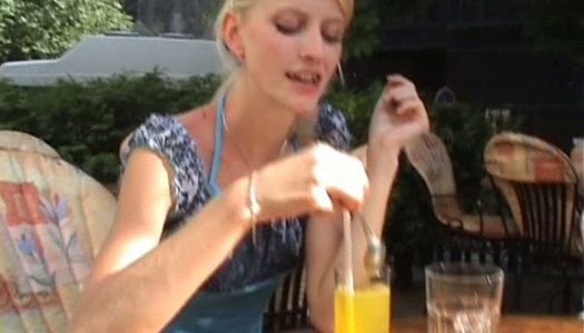 Thin blondie wanders desires to win a stiff cock for pleasing it porn pics