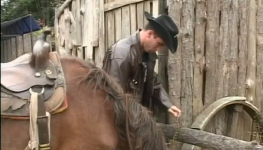 Cowboy and cowgirl having steamy sex fun porn pics