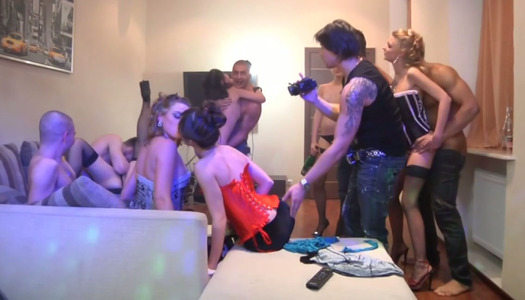 WTF Pass presents jaw-dropping group sex in a dorm porn pics
