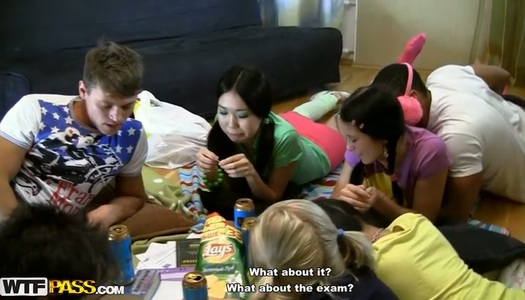 Voluptuous girlies with pigtails enjoy being analfucked after the hot party porn pics