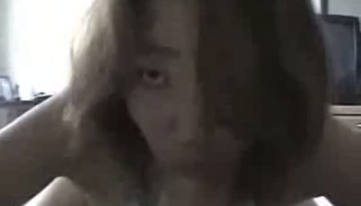 Short haired nasty Asian rides a dick and rubs her hairy pussy with joy porn pics