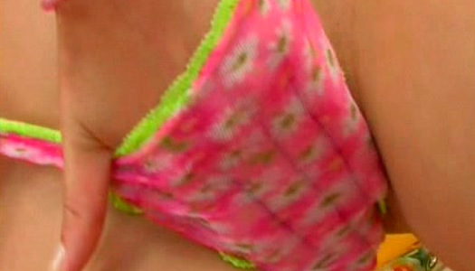 Fabulous brunette Vanessa Mae getting naked and masturbating porn pics
