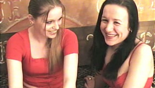 Kinky pale Sofia invites her whorish friend for eating her wet juicy pussy porn pics