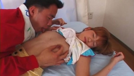 Kinky teen chick Arisha Shiraishi is getting pleasured with small vibrator porn pics