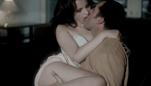 Passionate  guy fondles his flat chested  girlfriend porn pics