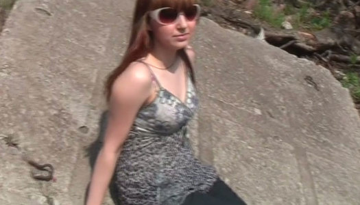 Redhead girl Kveta easily agrees to do porn porn pics