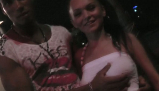 Saucy brunette girl is sucking hard black cock deepthroat porn pics