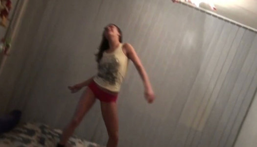 Hilarious nympho with small tits Nickel goes wild and strips on cam ardently porn pics