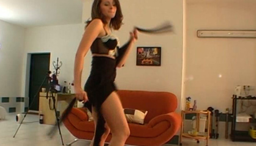 Horny erotic dance by a zesty fresh brunette from Czech Republic porn pics