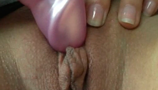 Brownish labia of spoiled bitch gets drilled with dildo porn pics