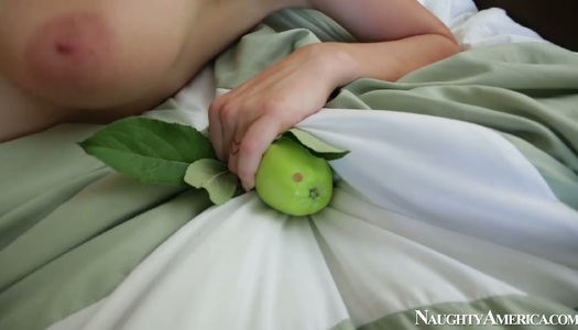 Divine red-haired Jessica Robbin gives tit fuck to long cock porn pics