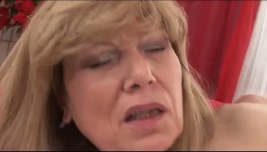 Horny granny gets her snatch poked in missionary style porn pics