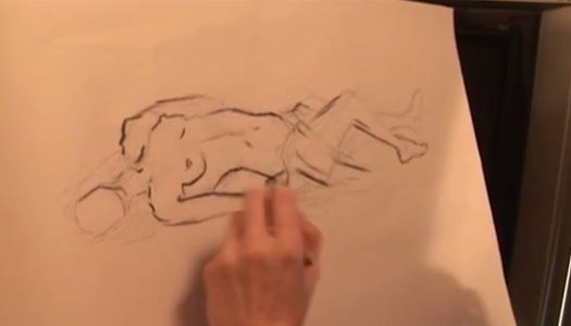 Kinky brunette artist seduces her model and gonna eat her juicy pussy porn pics