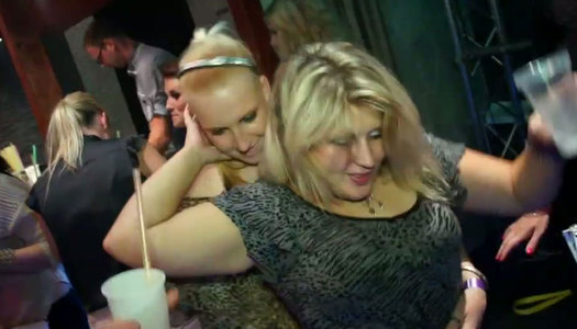 Light and black haired nymphos compete for a chance to suck a cock for cum porn pics