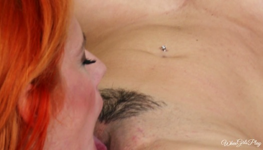 Awesome redhead Ariel eats the pussy of Taylor Vixen passionately for joy porn pics