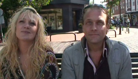 Pale blond head with uncombed hair Sabrina K wanna seduce old man for sex porn pics