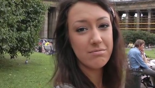 Anal creampie after heavy pounding in the open air porn pics