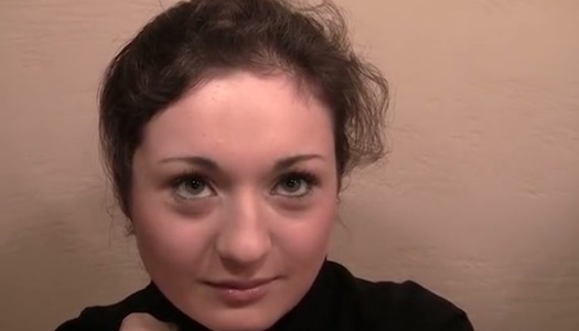 Brunette slut swallows dick on a pov cam porn pics