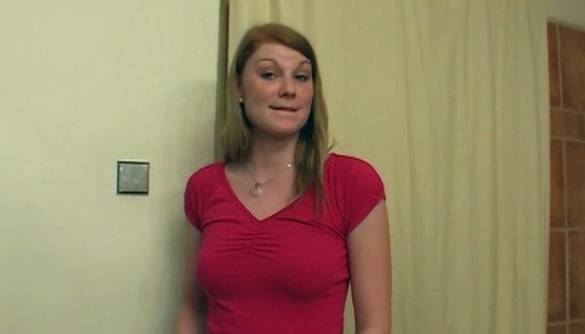 Amateur girl Denise gives a head on cam in POV porn pics