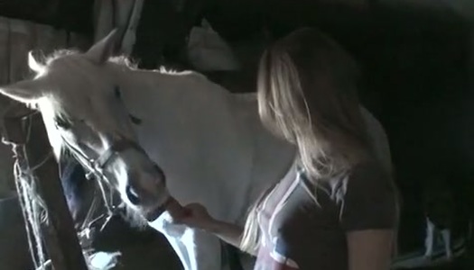 Slutty amateur blondie gets seduced and fucked doggy right outdoors porn pics