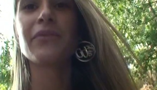 Dirty slutty blondie gets fucked doggy and moans throughout the field porn pics