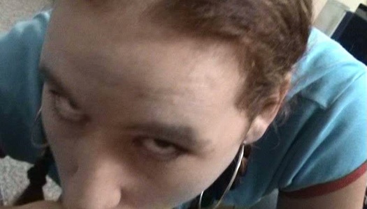 Ruined brunette harlow kneels down to mouth fuck hard cock in pov sex scene porn pics