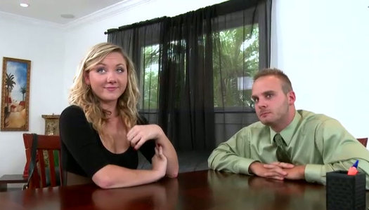 Cute and sexy blonde milfie flashes her sweet tits porn pics