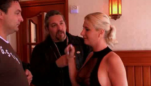 Jaw-dropping slut with big delicious boobs gives her client a nice blowjob porn pics