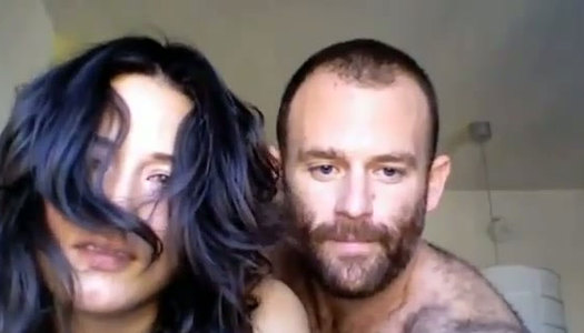 Lustful brunette cutie gets thrust in standing pose from behind porn pics