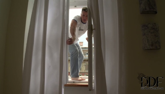 Appetizing slender blondie in sexy nightie wanna suck a tasty dick for sperm porn pics