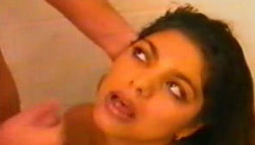 Trashy Indian whore gets fat facial cumshot porn pics