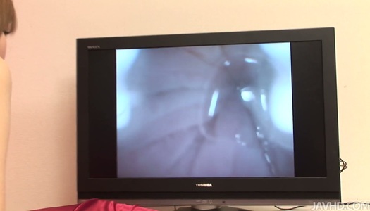 Micro camera is inside of Rika You's wet pussy porn pics