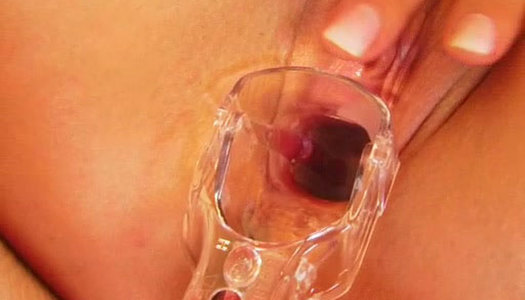 Wanton blonde sexploitress plays with pussy speculum and long dildo porn pics