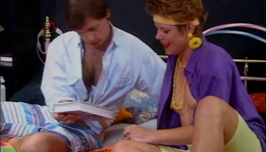 Sporty MILF with hairy pussy is getting pussy licked in a dirty retro porn clip porn pics