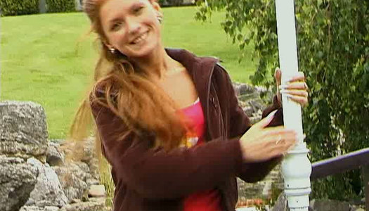 Lovely babe lies naked on a bed showing off her sexy fresh body porn pics