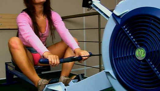 Cute brunette teen pleases her pussy on the race track porn pics