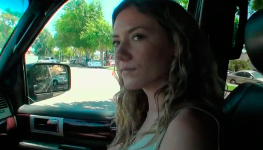 Cheesecake blond student inclines to hard dick to suck it zealously porn pics