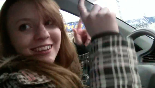 Spoiled brunette teen inclines to strain dick of her BF to give it a head in pov porn pics