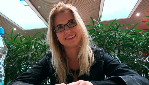 Petite nerdy teen is seduced to show her big butt and tits porn pics