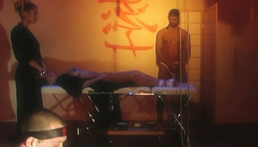 Tempting blonde girl Celia Blanco is nailed hard missionary style porn pics