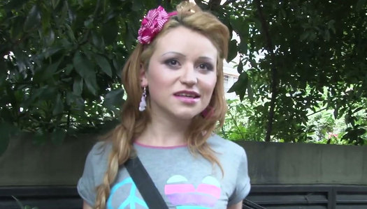 Cute fresh blondie is going to flash her juicy tits porn pics