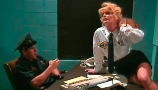 Two blond slutty bitches were prisoned in one cell porn pics