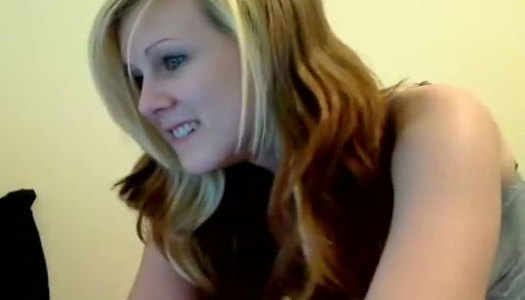 Pale skinned amateur GF exposes her privates on webcam and then gives head to her BF porn pics