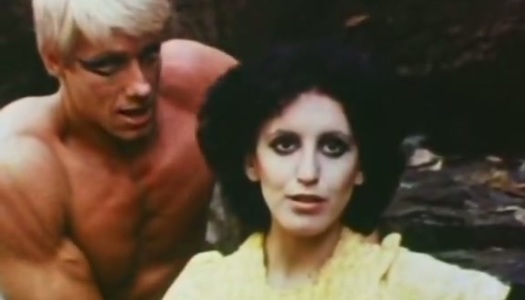 Kinky dude jerks off dick and fucks girl in the forest porn pics