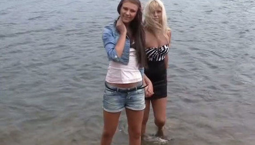 Slim Russian babe is screwed bad from behind in reality porn video porn pics