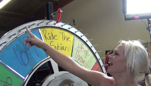 Salacious blond haired bitch Tara Lynn Foxx goes crazy about staff juicy cocks porn pics